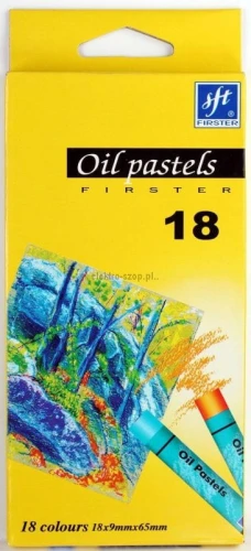 Pastele olejne Firster 18 kol. (FOP-18)