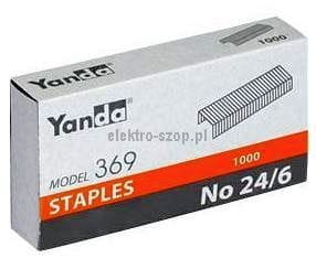Zszywki 24/6 Yanda 1000 szt (110-1648)