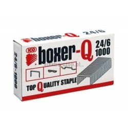 Zszywki 24/6 Ico Boxer 1000 szt (ISAXBQ24/6)