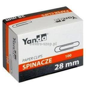 Spinacz okrągły Yanda 28 mm 100 szt (110-1649)