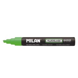 Marker specjalistyczny Milan do szyb fluo, zielony 2,0-4,0 mm ścięta końcówka (591096001)