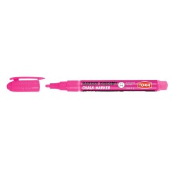 Marker specjalistyczny Toma kredowy, różowy 1,5 mm okrągła końcówka