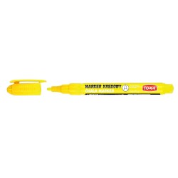 Marker specjalistyczny Toma kredowy, żółty 1,5 mm okrągła końcówka