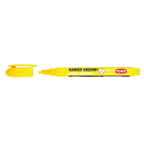Marker specjalistyczny Toma kredowy, żółty 1,5 mm okrągła końcówka