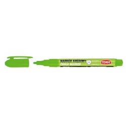 Marker specjalistyczny Toma kredowy, zielony 1,5 mm okrągła końcówka