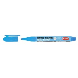 Marker specjalistyczny Toma kredowy, niebieski 1,5 mm okrągła końcówka