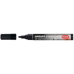 Marker specjalistyczny Toma, czarne 2,5 mm okrągła końcówka