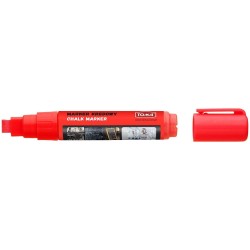 Marker specjalistyczny Toma czerwony kredowy, czerwony 8,0 - 5,0 mm ścięta końcówka (To-291)