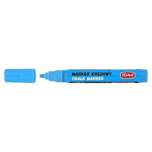 Marker specjalistyczny Toma kredowy, niebieski 4,5 mm okrągła końcówka (TO-292 1 2)