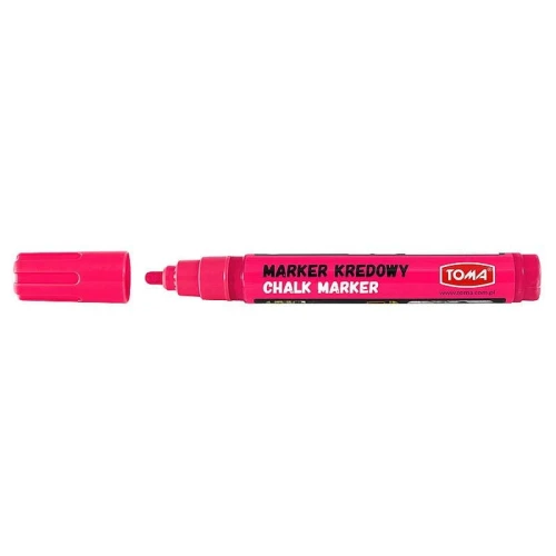 Marker specjalistyczny Toma kredowy, różowy 4,5 mm okrągła końcówka (TO-292 8 2)