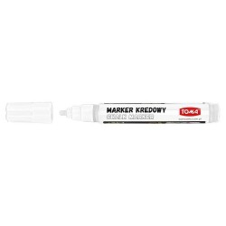 Marker specjalistyczny Toma biały kredowy, żółty 4,5 mm okrągła końcówka (To-292)