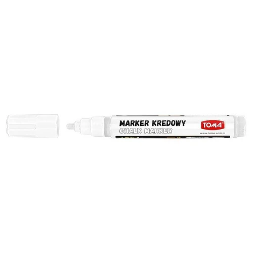 Marker specjalistyczny Toma biały kredowy, żółty 4,5 mm okrągła końcówka (To-292)