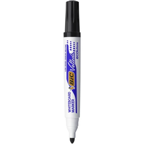 Marker suchościeralny Bic Velleda Ecolutions 1701, czarny 1,5 mm okrągła końcówka (904937)