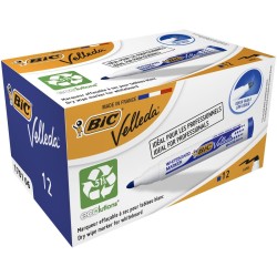 Marker suchościeralny Bic Velleda Ecolutions 1701, niebieski 1,5 mm okrągła końcówka (904938)