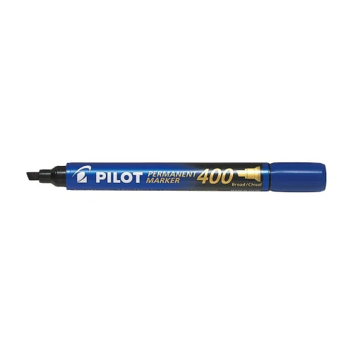 Marker permanentny Pilot, niebieski 1,0-4,0 mm ścięta końcówka (SCA-400-L)