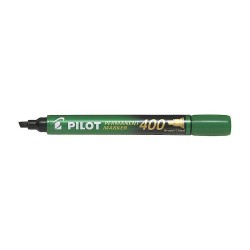 Marker permanentny Pilot, zielony 4,0 mm ścięta końcówka (SCA-400-G)