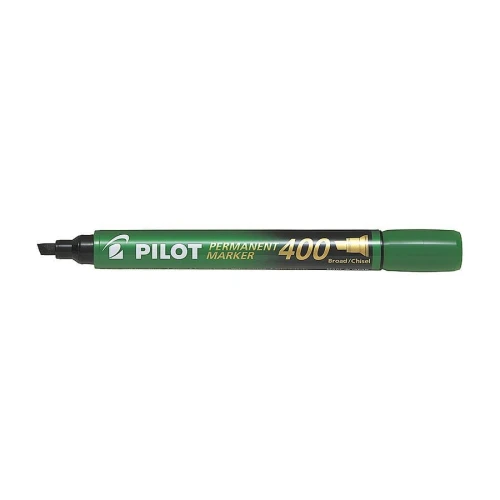 Marker permanentny Pilot, zielony 4,0 mm ścięta końcówka (SCA-400-G)