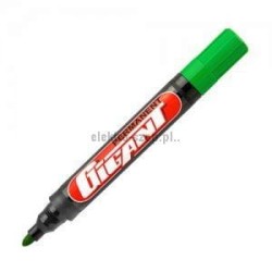 Marker permanentny Kamet permanent GIGANT, zielony 1,5-2,5 mm okrągła końcówka (K-1070)