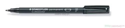 Foliopis Staedtler lumocolor, czarny 0,6 mm (S 318-9)