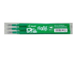 Wkład do pióra kulkowego Pilot Frixion, zielony 0,35 mm (BLS-FR7-G-S3)