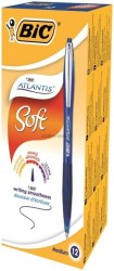 Długopis olejowy Bic Atlantis Soft Metal Clic