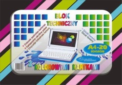 Blok techniczny Protos kolor A3 kolorowy 160g 20k