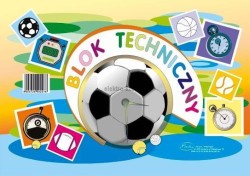 Blok techniczny Protos A4 biały 250g 10k