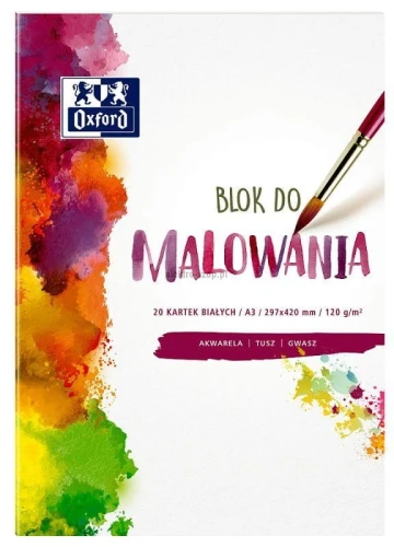 Blok artystyczny Oxford Oxford A3 120g 20k (400093196)