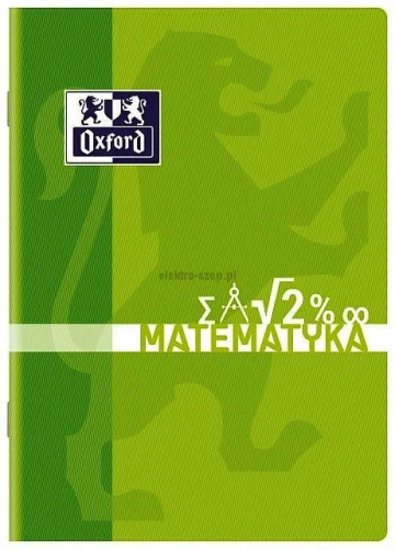 Zeszyt tematyczny Oxford matematyka A5 60k. 90 g krata (400092595)