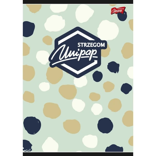 Zeszyt Unipap Mix A5 96k. 70 g krata 148 mm x 210 mm