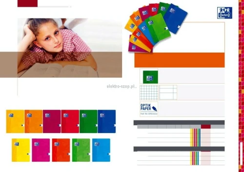 Zeszyt Oxford Esse A4 60k. linia z marginesem (400047879)