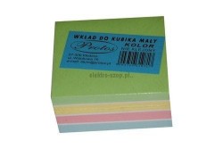 Kostka papierowa Protos - różne 83 mm x 83 mm x 40 mm