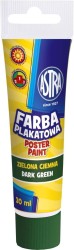 Farby plakatowe Astra kolor: zielony ciemny 30 ml 1 kol.