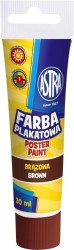 Farby plakatowe Astra kolor: brązowa 30 ml 1 kol.