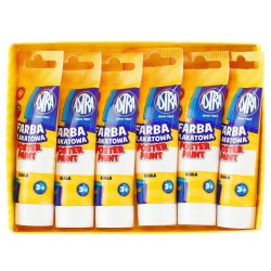 Farby plakatowe Astra w tubie kolor: biały 30 ml 1 kol. (83110904)