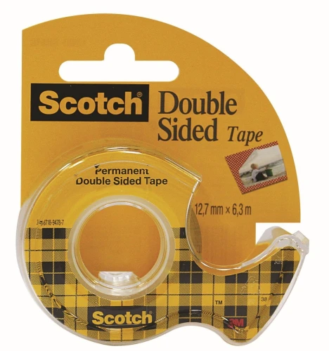Taśma dwustronna Scotch 12 mm 6,3 m (136)