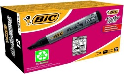 Marker permanentny Bic Marking 2300, czarny 3,7-5,5 mm ścięta końcówka (8209263)