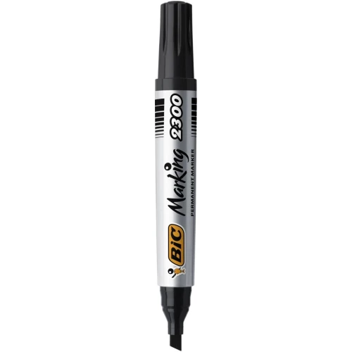 Marker permanentny Bic Marking 2300, czarny 3,7-5,5 mm ścięta końcówka (8209263)