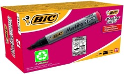 Marker permanentny Bic Marking 2300, czerwony 3,7-5,5 mm ścięta końcówka (8209243)
