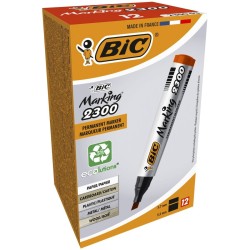 Marker permanentny Bic Marking 2300, czerwony 3,7-5,5 mm ścięta końcówka (8209243)