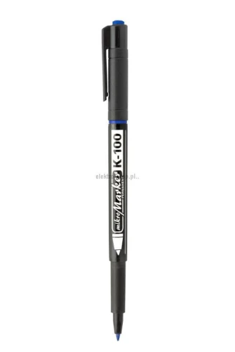 Marker permanentny Kamet, niebieski 0,8-1,2 mm okrągła końcówka (K-1211)