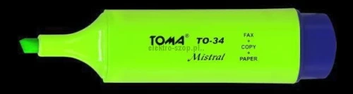 Zakreślacz Toma, zielony 1,0-5,0 mm (TO-334 4 2)