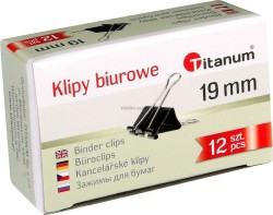 Klip Titanum czarny 19 mm (BC19)