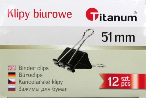 Klip Titanum czarny 51 mm (BC51)