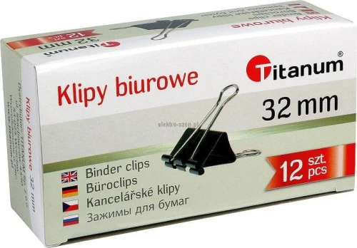 Klip Titanum czarny 32 mm (BC32)