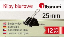 Klip Titanum 25 mm czarny 25 mm (BC25)