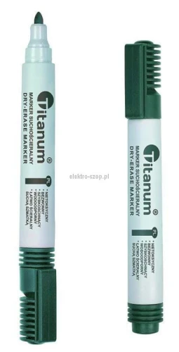 Marker suchościeralny Titanum, czarny 3,0 mm okrągła końcówka (BY1026-02)