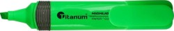 Zakreślacz CLC1190 Titanum ściętka końcówka 1-5 mm zielony