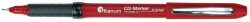 Marker do cd Titanum, czerwony 0,5 mm (PY1094C-01)