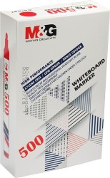 Marker suchościeralny M&amp;G, czerwony 1,0-2,0 mm okrągła końcówka (AWM26173330100H)